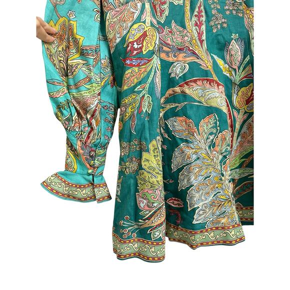 Alemais Franca Mini open back linen‎ Dress size 10 $609 - Picture 4 of 10